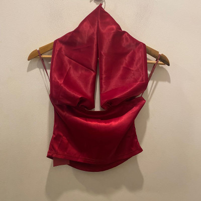 Blusa estraple roja - Ab14