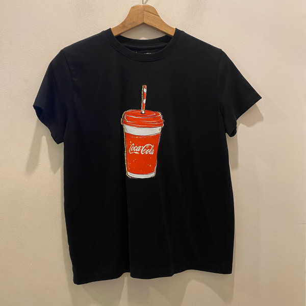 Polo negro  Coca Cola - pcc01
