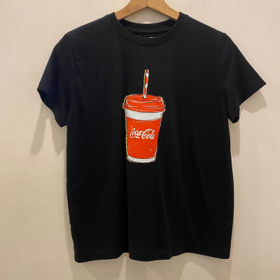 Polo negro  Coca Cola - pcc01